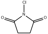 N-氯代琥珀酰亚胺, 128-09-6, 结构式