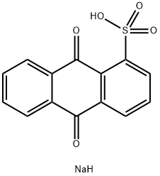 1-Anthraquinonesulfonic acid sodium salt Struktur