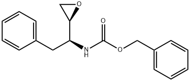 (2S,3S)-1,2-环氧-3-苄氧羰基氨基-4-苯基丁烷 结构式