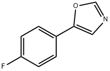 5-(4-氟苯基)恶唑, 128101-19-9, 结构式