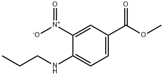 Methyl 3-nitro-4-(propylaMino)benzoate Structure