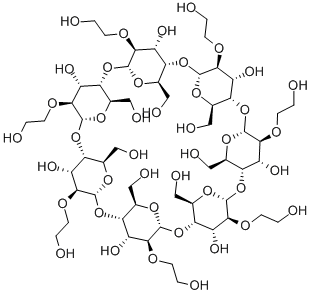 HYDROXYETHYL BETA-CYCLODEXTRIN Structure