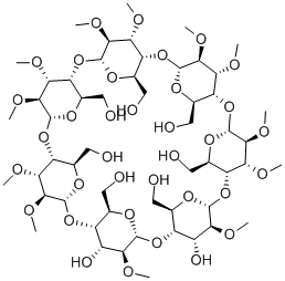 beta-Cyclodextrin methyl ethers Struktur