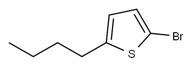 2-溴-5-正丁基噻吩 结构式