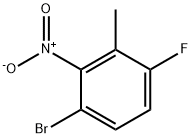 1-BroMo-4-fluoro-3-Methyl-2-nitrobenzene Structure