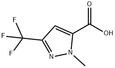 2-甲基-5三氟甲基-2H-吡唑-3-羧酸, 128694-63-3, 结构式