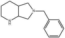 6-BENZYL-OCTAHYDRO-PYRROLO[3,4-B]PYRIDINE Struktur
