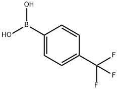 4-三氟甲基苯硼酸 结构式