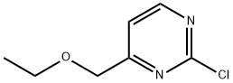 2-氯-4-(乙氧基甲基)嘧啶 结构式