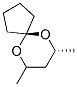 6,10-Dioxaspiro[4.5]decane,7,9-dimethyl-,trans-(9CI) Structure