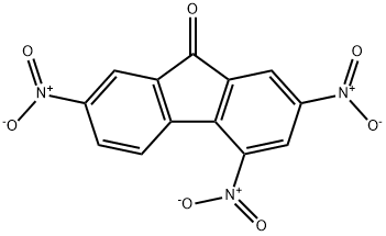 2,4,7-三硝基-9-芴酮, 129-79-3, 结构式