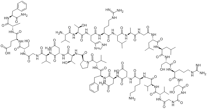ALPHA-CGRP (8-37) (RAT) Structure