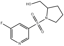 (1-(5-fluoropyridin-3-ylsulfonyl)pyrrolidin-2-yl)Methanol|