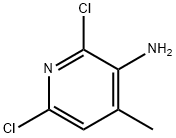 2,6-二氯-4-甲基-3-氨基吡啶 结构式