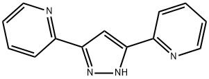 3,5-ジ(2-ピリジル)ピラゾール 化学構造式