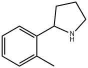 2-(2-甲苯基)-吡咯烷 结构式