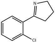 5-(2-クロロフェニル)-3,4-ジヒドロ-2H-ピロール 化学構造式