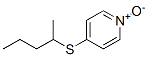 Pyridine, 4-[(1-methylbutyl)thio]-, 1-oxide (9CI) Structure