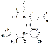 histidyl-aspartyl-glutamyl-leucine Structure