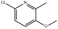 6-氯-2-甲基-3-甲氧基吡啶 结构式