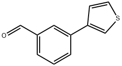 3-THIEN-3-YLBENZALDEHYDE Struktur