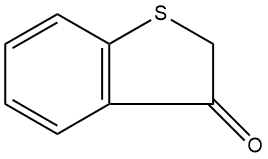 1-ベンゾチオフェン-3(2H)-オン 化学構造式