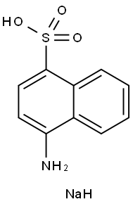 1-萘胺-4-磺酸钠 结构式