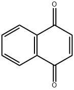 1,4-ナフトキノン 化学構造式