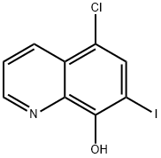 氯碘羟喹 结构式