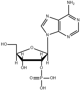 アデニル酸水和物 (2'-, 3'-混合物) (イースト) 化学構造式
