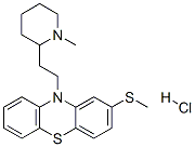 Thioridazine hydrochloride Struktur