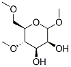Methyl 4-O,6-O-dimethyl-α-D-mannopyranoside 结构式