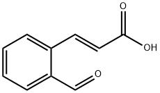 2-甲酰基肉桂酸, 130036-17-8, 结构式