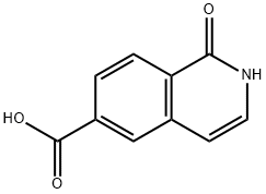 1-羟基异喹啉-6-羧酸 结构式