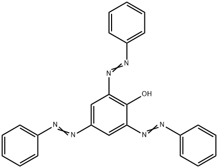 2,4,6-Tris(phenylazo)phenol 结构式