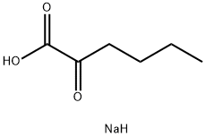 2-ケトヘキサン酸 ナトリウム塩 化学構造式