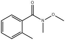 2-甲基-N-甲氧基-N-甲基-苯甲酰胺, 130250-61-2, 结构式