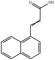 3-(1-Naphthyl)acrylic acid Structure