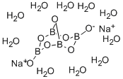 ホウ砂 化学構造式