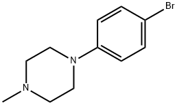 1-(4-溴苯基)-4-甲基哌嗪, 130307-08-3, 结构式