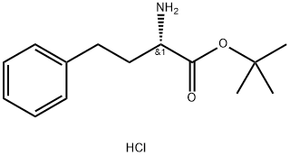 L-高苯丙氨酸叔丁酯盐酸盐 结构式