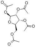 四乙酰核糖, 13035-61-5, 结构式