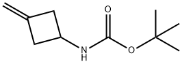 氨基甲酸(3 - 亚甲基环丁基) -,1,1 - 二甲基乙基酯, 130369-04-9, 结构式