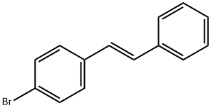 (E)-1-Phenyl-2-(4-bromophenyl)ethene Struktur