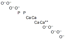 リン酸四カルシウム 化学構造式
