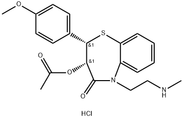 N-DESMETHYLDILTIAZEM, HYDROCHLORIDE Struktur