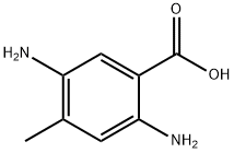 2,5-ジアミノ-4-メチル安息香酸 化学構造式