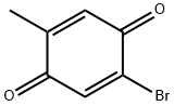 2-溴-5-甲基-1,4-苯醌, 13070-25-2, 结构式