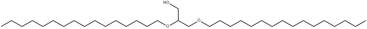 1,2-O-双十六烷基-rac-甘油, 13071-60-8, 结构式
