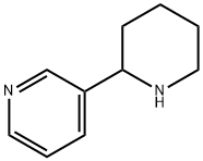 2-吡啶-3-哌啶, 13078-04-1, 结构式